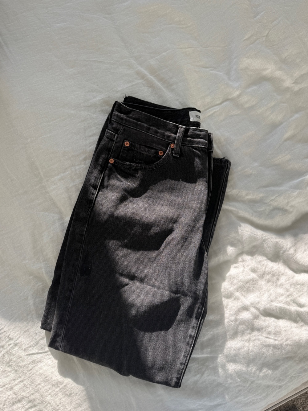 Pistola Black Denim High-Rise Jeans